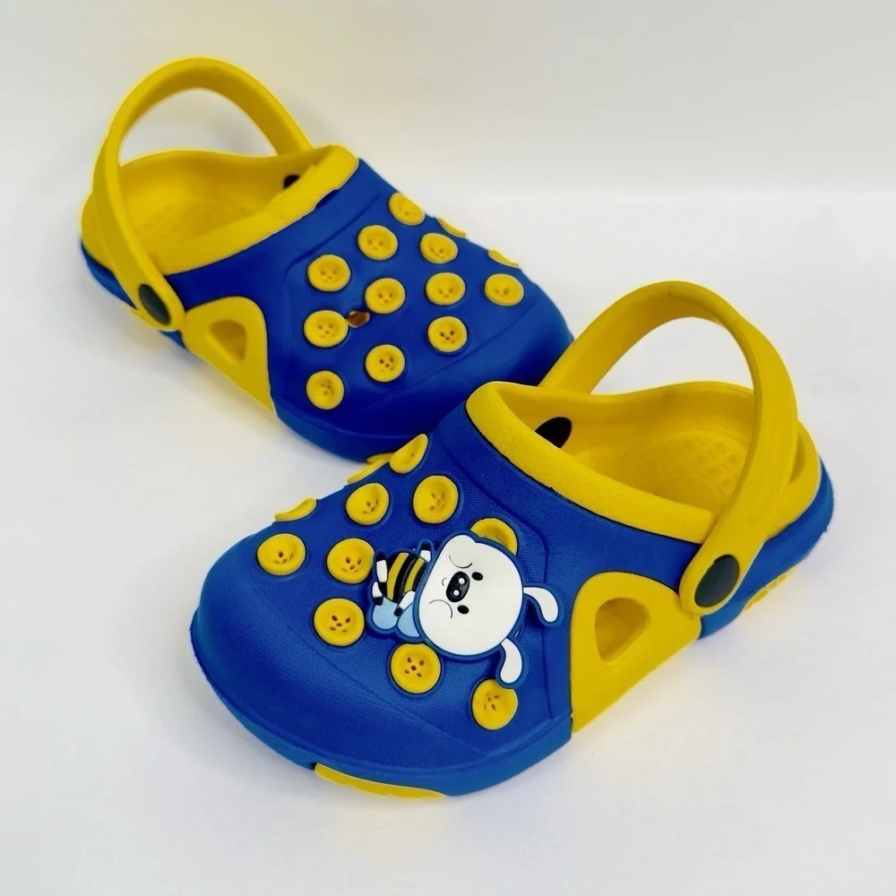 Toddler Garden Clogs Slip-On Casual‎ Two-tone Slipper Sandals